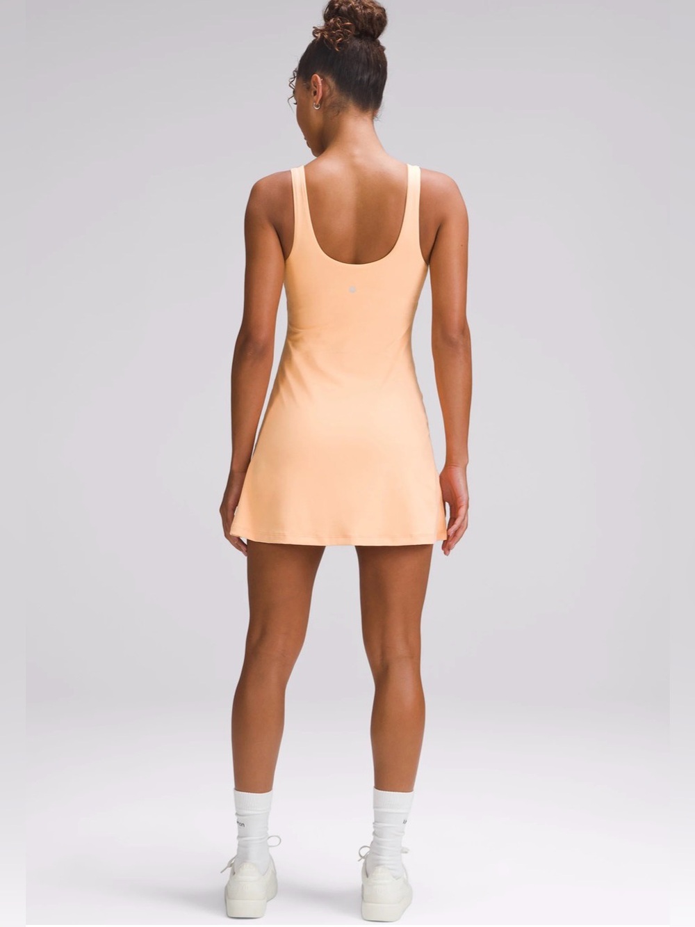 NWT LULULEMON Align Dress Athleisure Built-in Bra Shorts Peach Bellini 2,4 - Picture 2 of 10